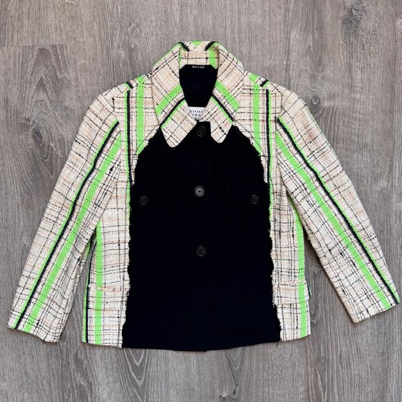 Women’s Maison Margiela Runway Tweed Hybrid Military Sample Jacket - Picture 1 of 6